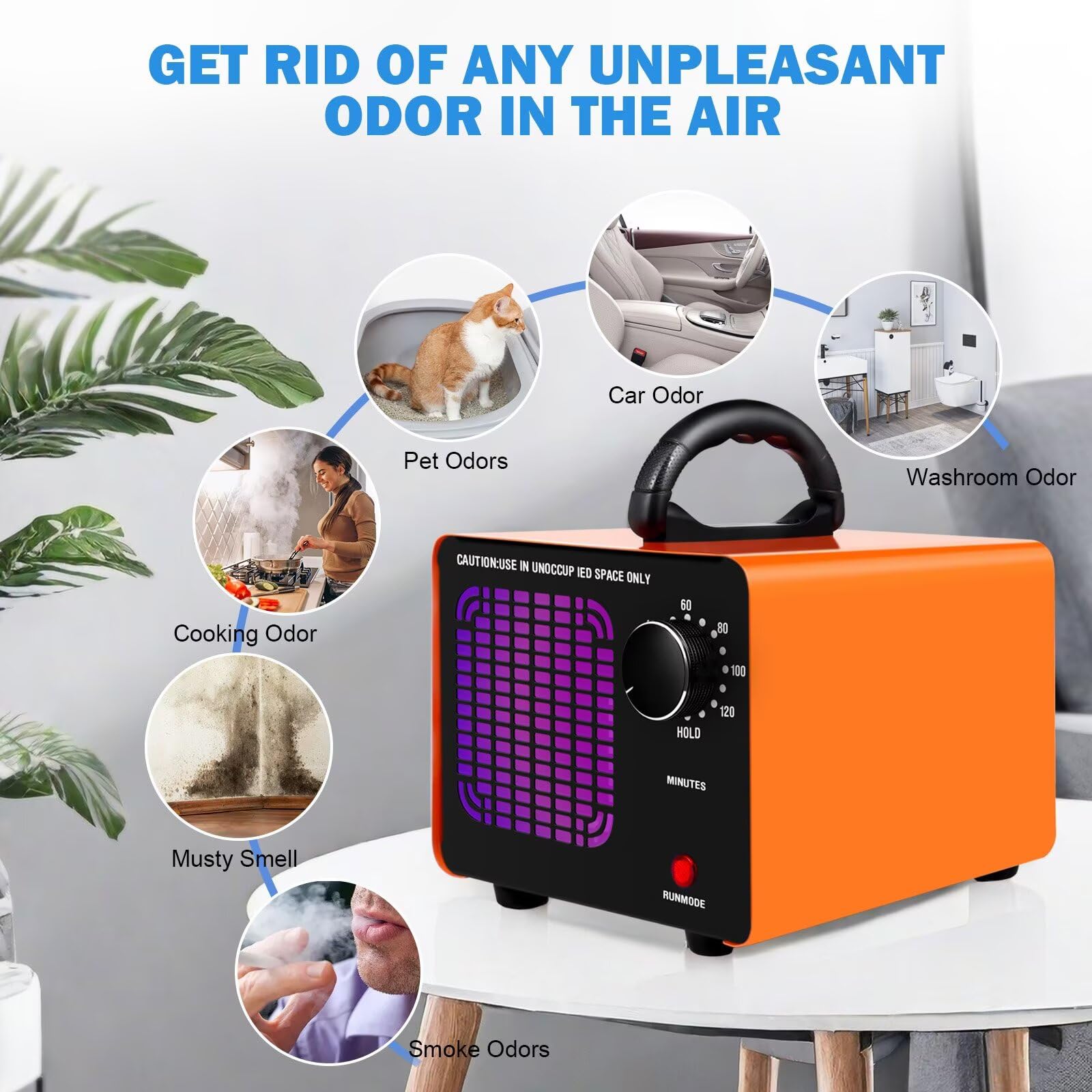 Amazon.com: Ozone Generator 160,000mg/h, Ozone Machine Odor