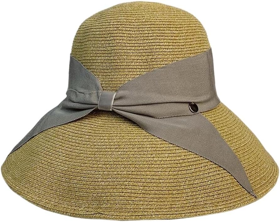Leisure Hat for Women, Sun Protection and Sunshade, Outdoor Shopping and Beach, Foldable