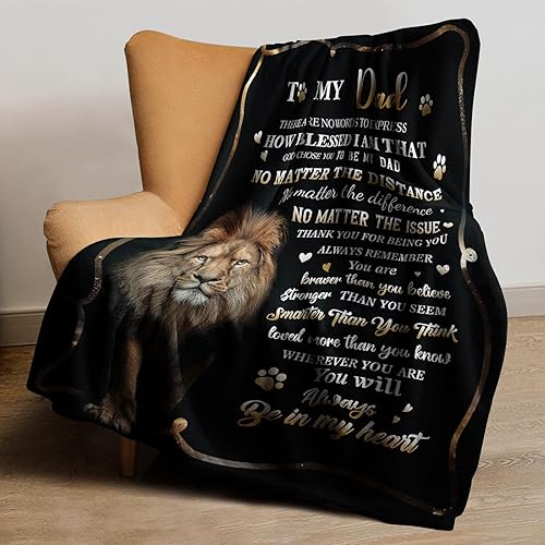 Miniatura 3 de Regalos para papá, regalos de cumpleaños de hija a mi papá, manta para papá de hijo, regalo de Navidad, cumpleaños, Acción de Gracias, manta