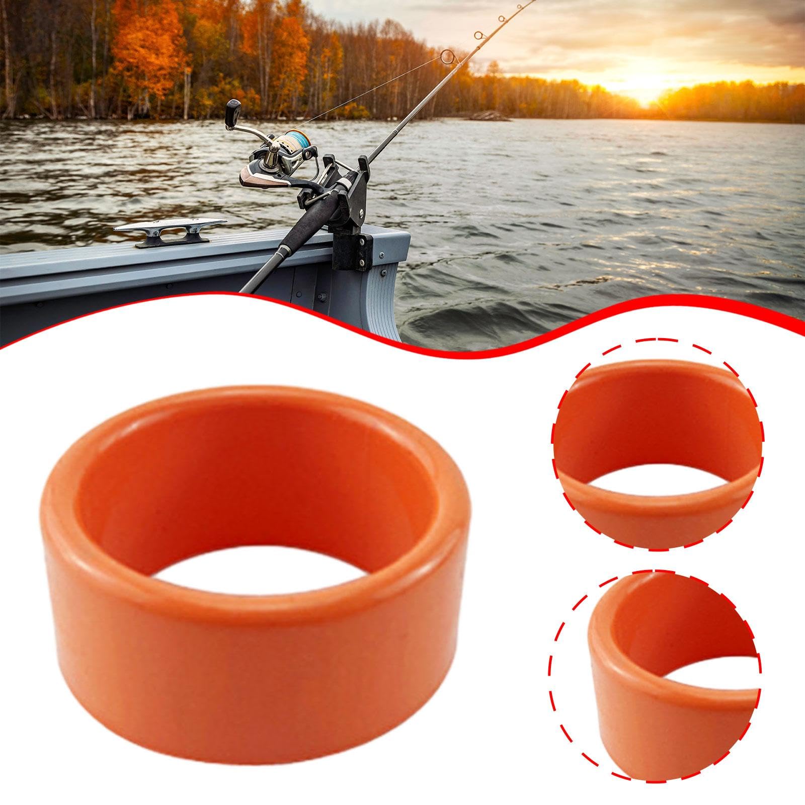 Vaveren Fishing Rod Holder Tube Insert Protector Fishing Yacht Replace Part, Pole Rest Rack Insert Protector , Orange