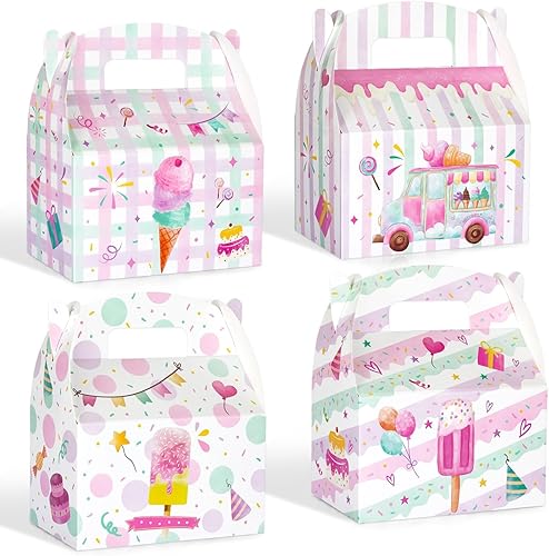 Miniatura 35 de WERNNSAI Paquete de 12 cajas de fiesta de dinosaurios, decoraciones de cumpleaños de dinosaurios, cajas de recuerdo de fiesta de dinosaurios