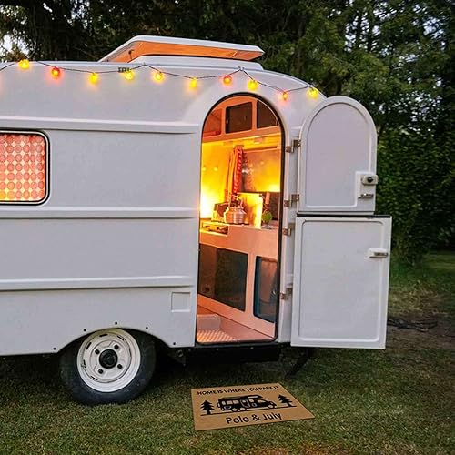 Miniatura 9 de Tapete personalizado para puerta de cámper con nombre decoraciones personalizadas para casa rodante interior con nombre de la familia accesorios