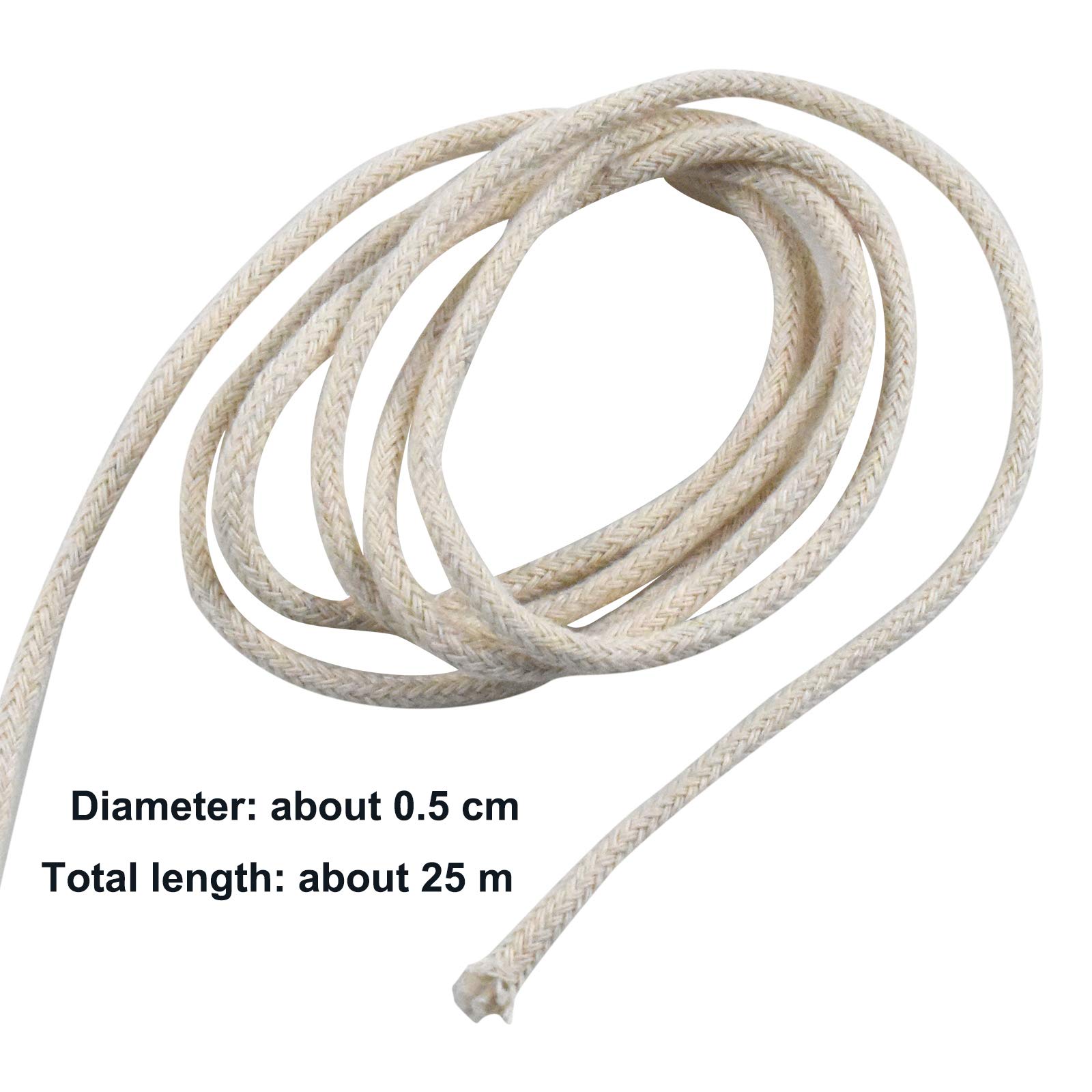 32.8 Feet Oil Lamp Wicks, Each Roll is 1/2-inch Wide Wicks