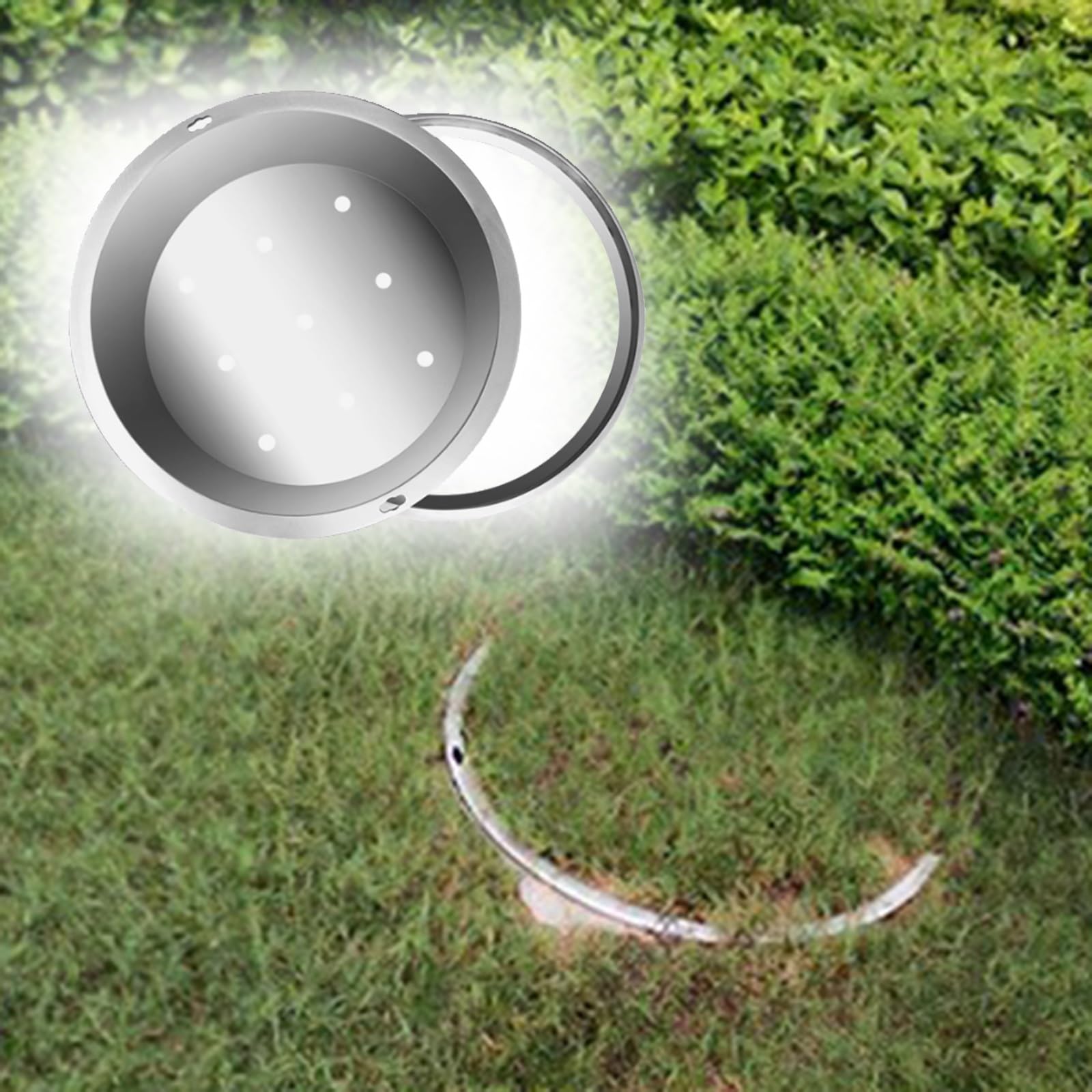 GJMSSMY Recessed Manhole Cover block paving garden paving frame landscaping cover inspection chamber utility