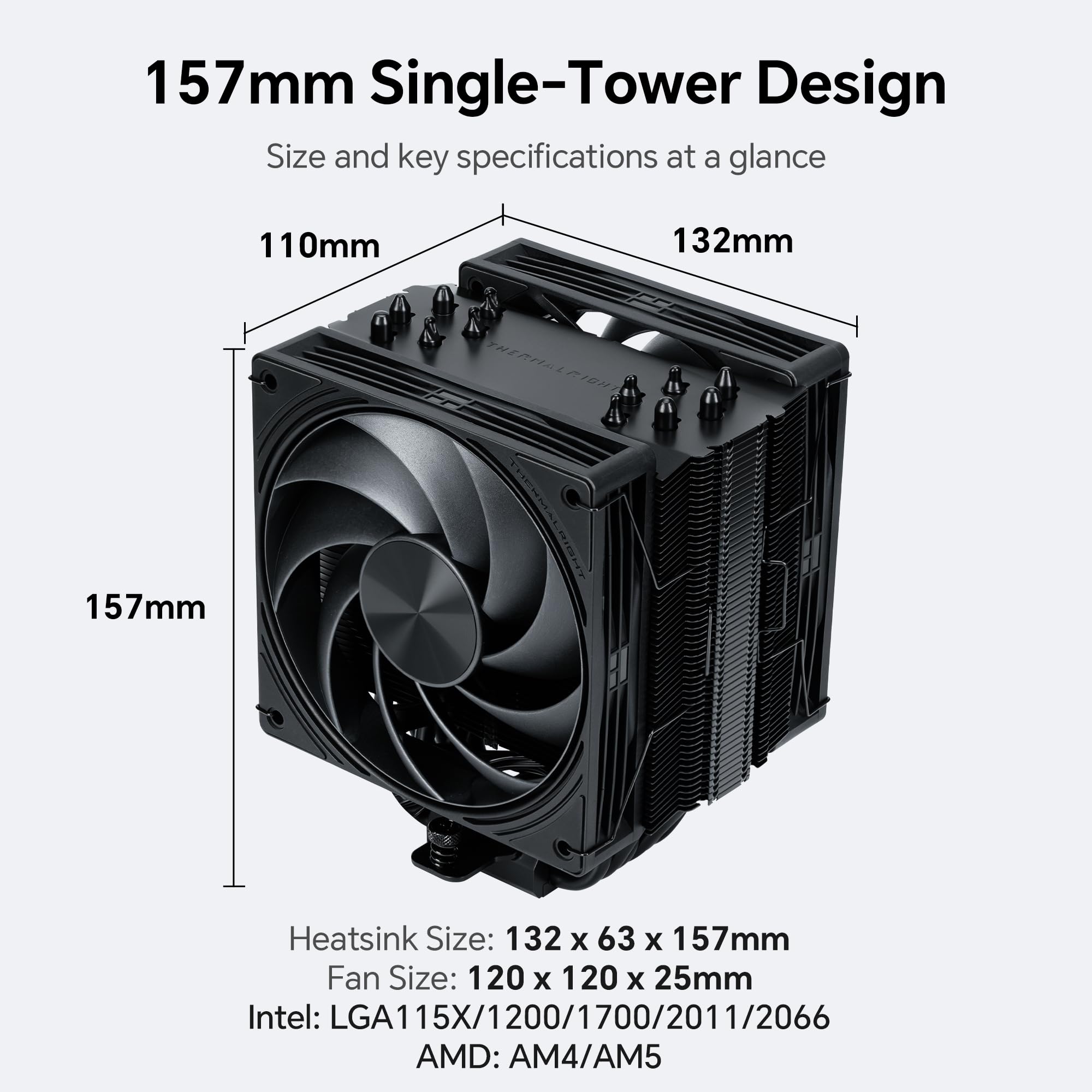 Intel Core i512400+Thermalright CPUクーラー！ Amazon.com: Thermalright CPU Air Cooler Ultra 120 Extreme EVO REV