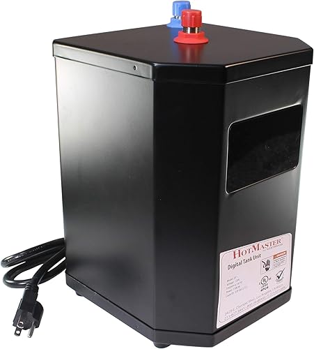 Miniatura 10 de Westbrass DT1F271-62 Develosah - Grifo dispensador caliente de 9 pulgadas con 1 mango con sistema de tanque digital HotMaster DigiHot y filtro de