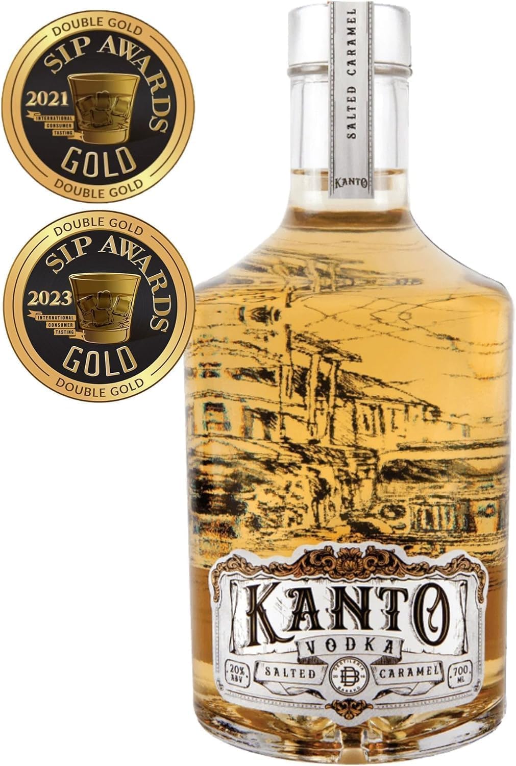 Kanto Caramel Vodka I Salted Caramel I Vodka filipino de caramelo salado I Premiado con oro I 20% vol.