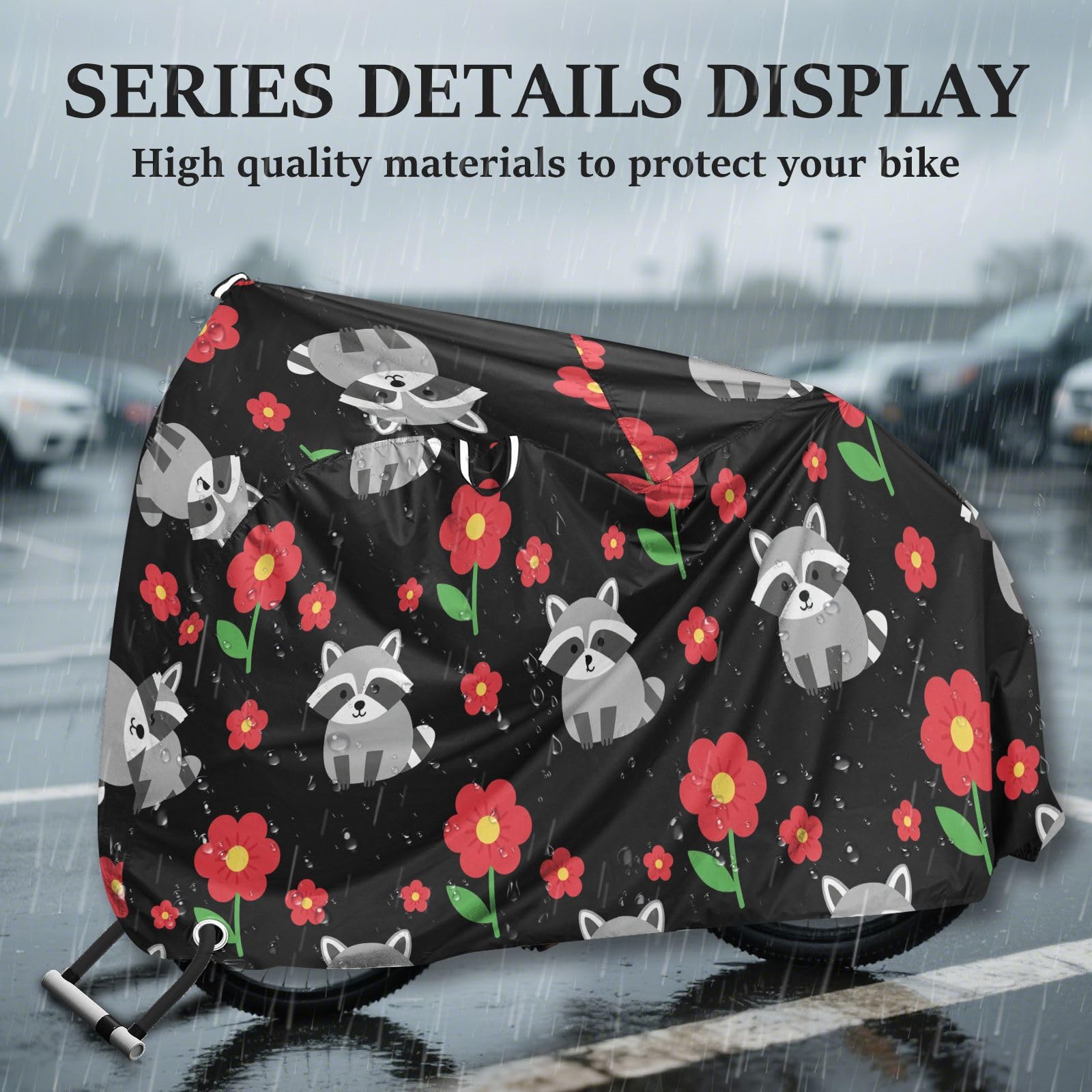Housse de vélo en polyester imperméable, isolation thermique
