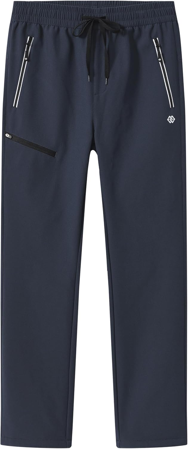 MoFiz Women's Waterproof Insulated Snow Pants Fleece Lined Winter Ski Hiking Pants Warm Outdoor Softshell with Elastic Waist