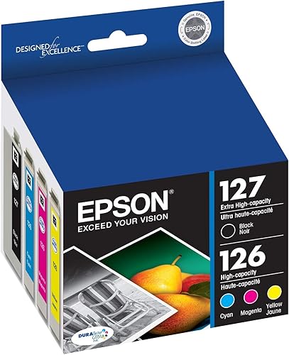 Miniatura 3 de Epson T127120-BCS DURABrite Ultra Black & Color Combo Pack Extra Alta Capacidad - Cartucho - Tinta y T410 Claria Premium - Tinta Alta Capacidad