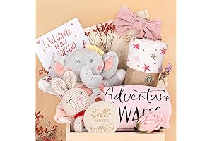 Adorable and Essential Newborn Baby Gift Basket for Girls