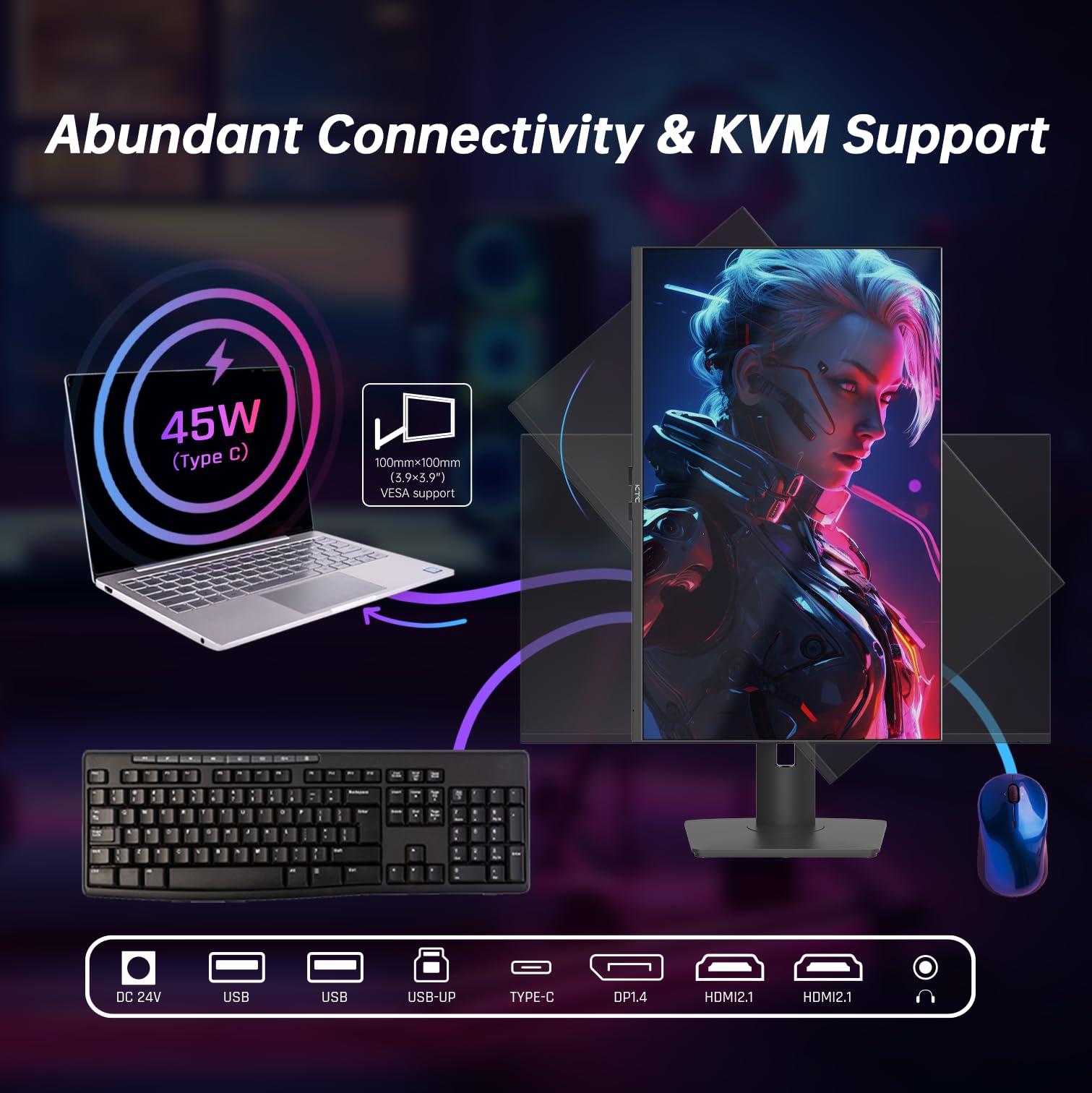 Amazon.com: KTC 32 Inch 4K Mini LED Monitor, Fast IPS, HDR1000