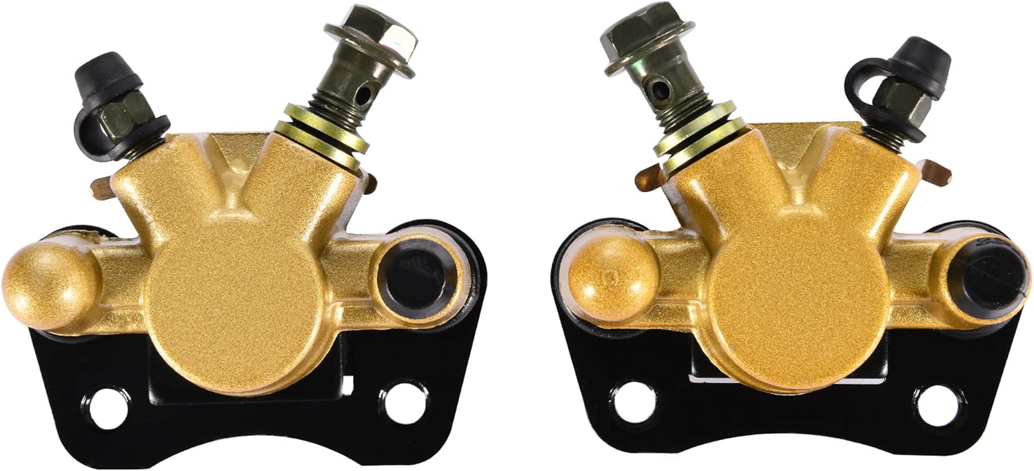WOOSTAR Hydraulic Disc Brake Caliper Replacement for 50cc 70cc 90cc 110cc 125cc Chinese ATV 4 Wheeler Quad Go Kart