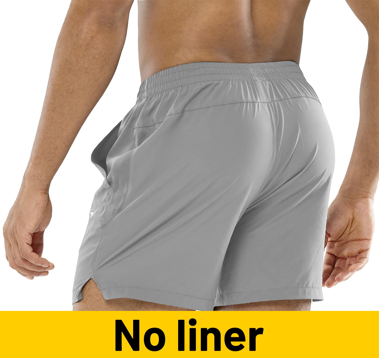 MIER Pantalones Cortos para Hombre de 5 Pulgadas, para Correr, Gimnasio