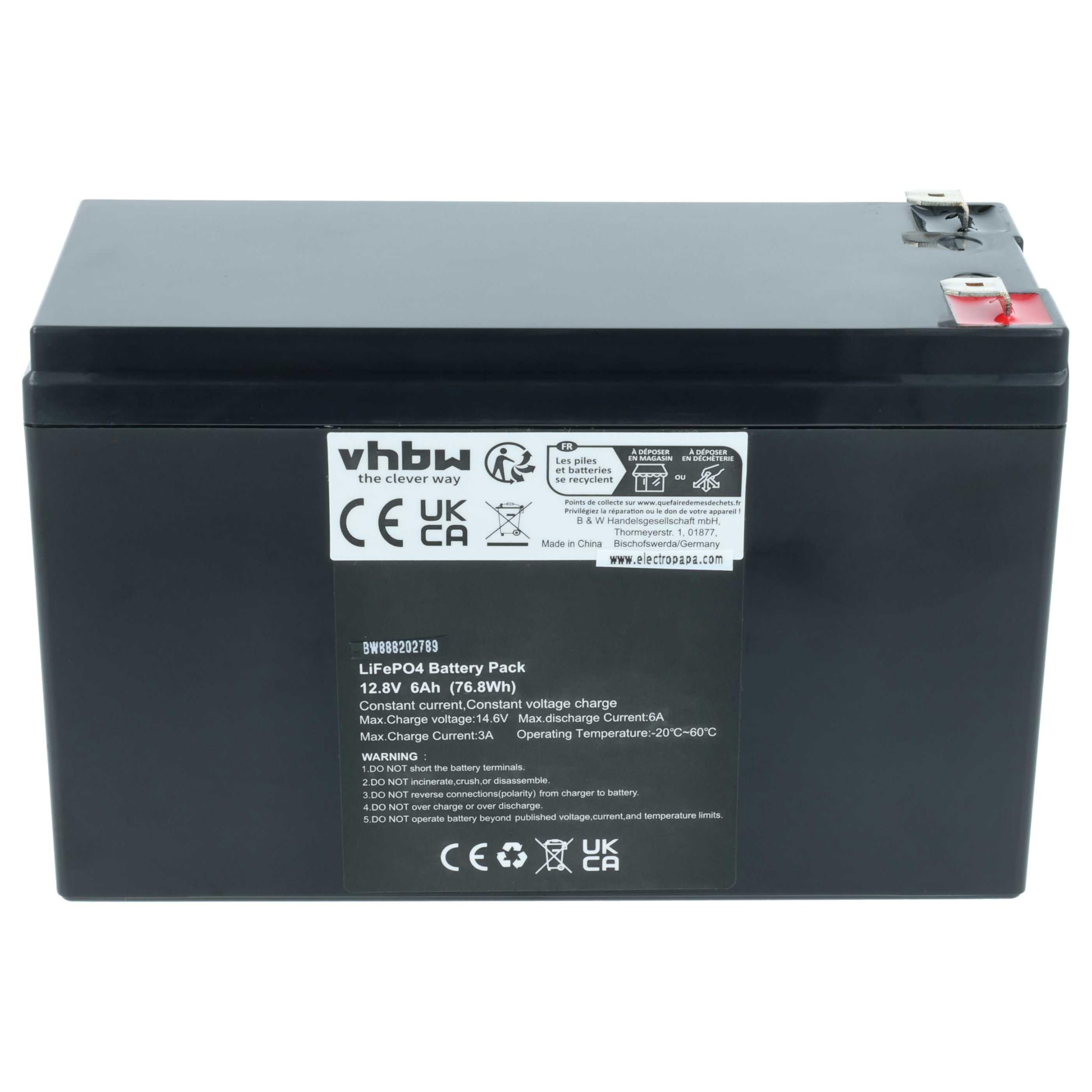 vhbw 2X Batterie de Bord pour Caravane