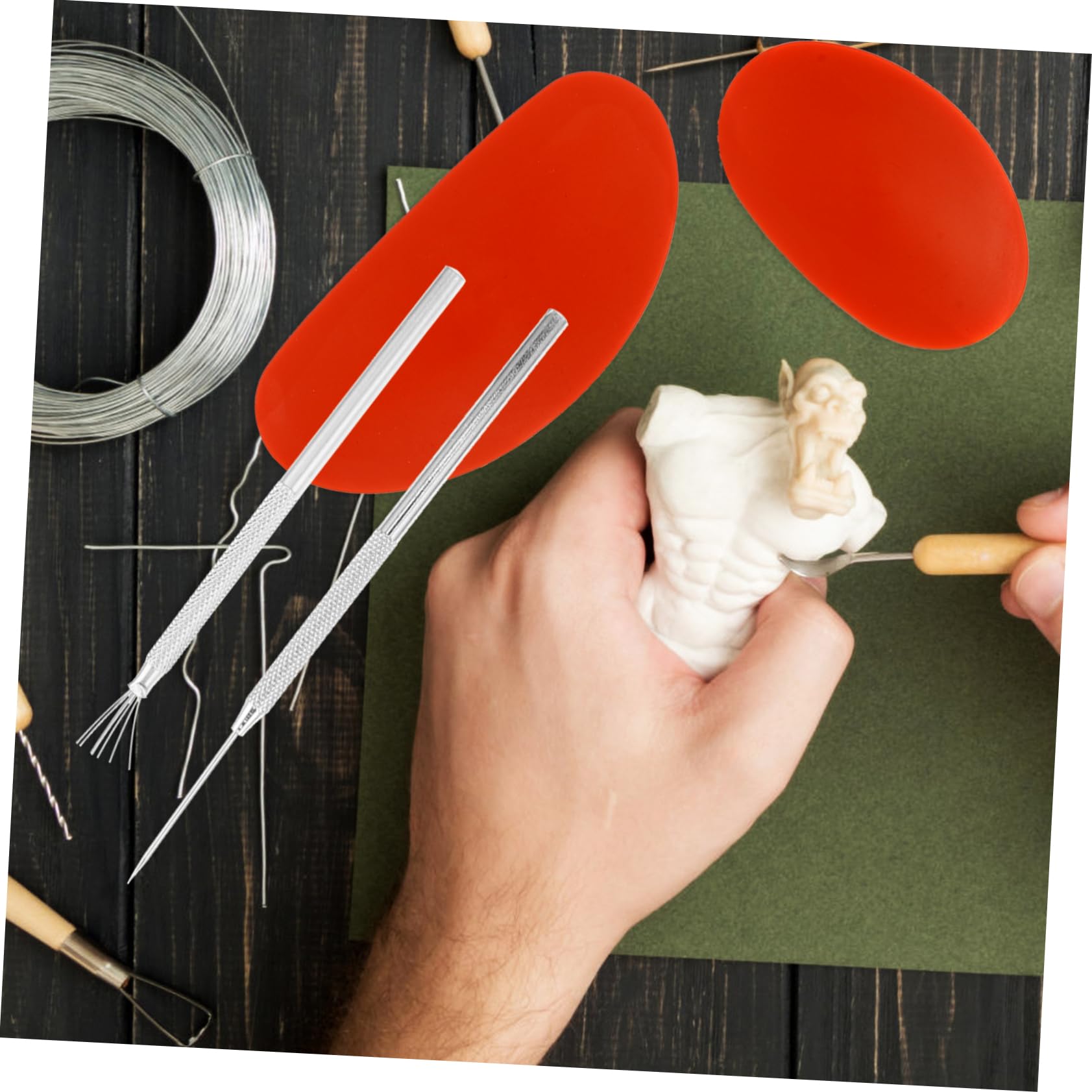 Tofficu 5sätze Teiliges Tonwerkzeug Für Sculpting Und Schnitzwerkzeuge Für Anfänger Und Mit Verschiedenen Formen Modellieren Und Gestalten Von Polymer