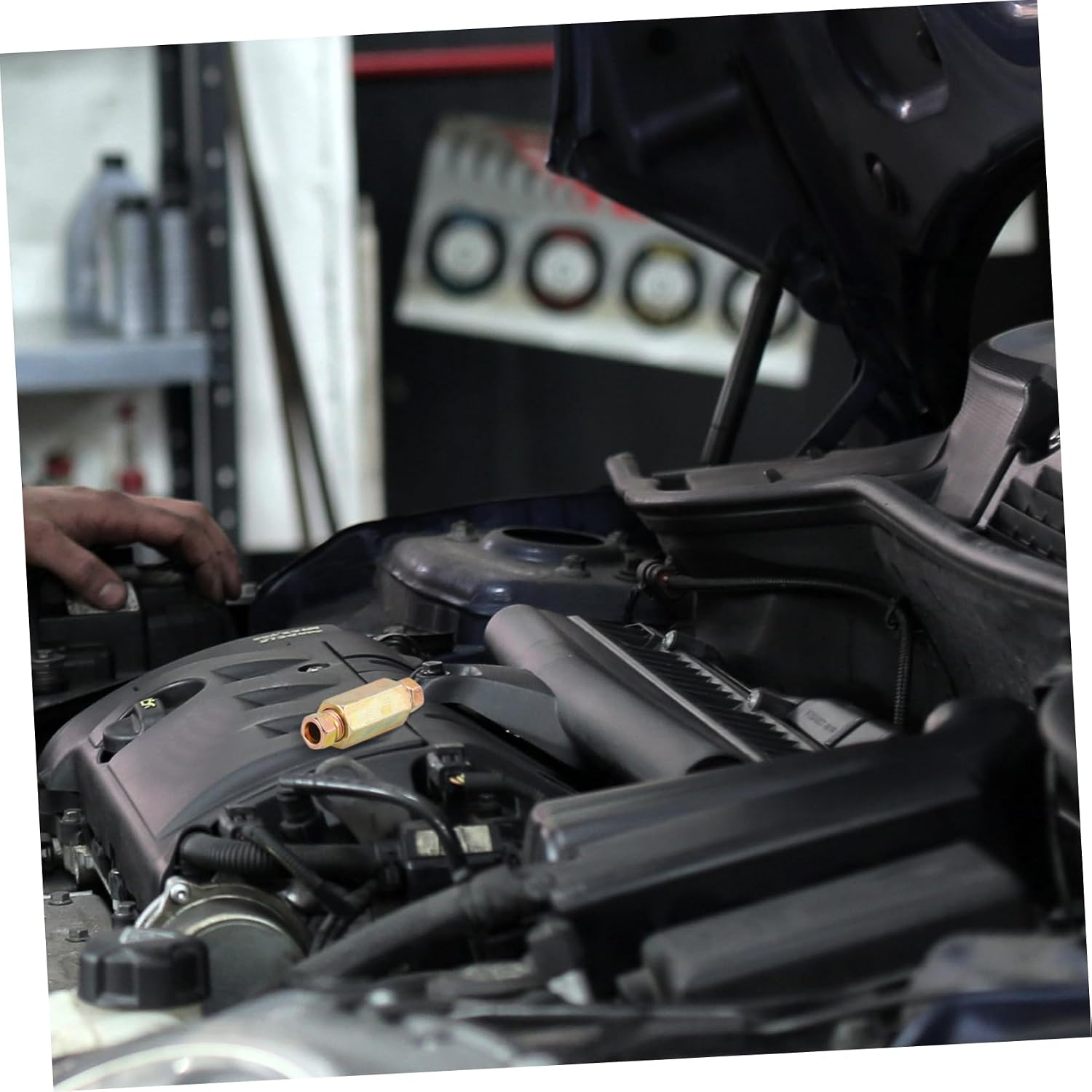Automotive Brake Line Joint Tube Fitting Compact Connector for Brake Lines Easy Installation Removal Compression Fitting for Versatile Use