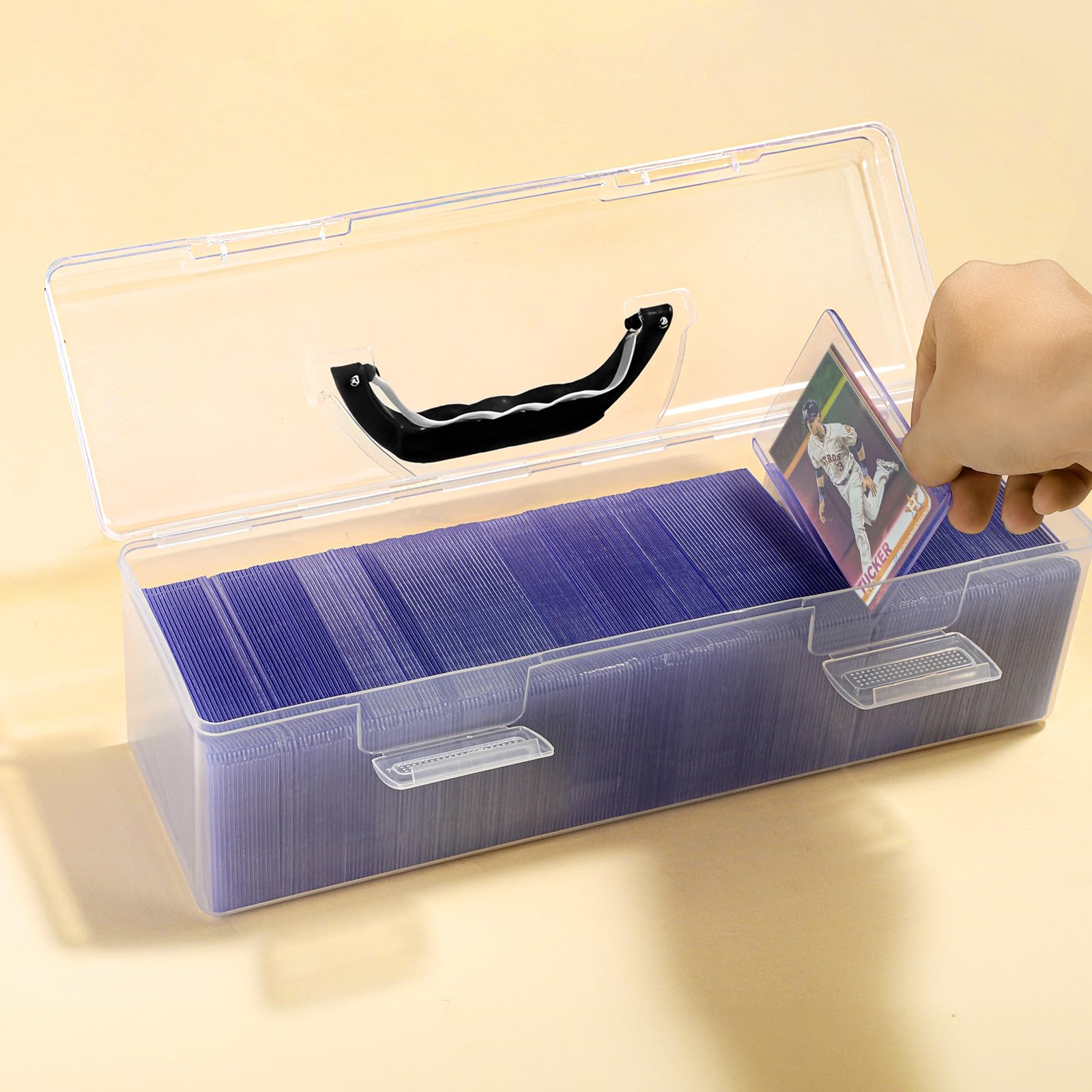 Amazon.co.jp: トップローダー用プレミアム収納ボックス - Lサイズ 200