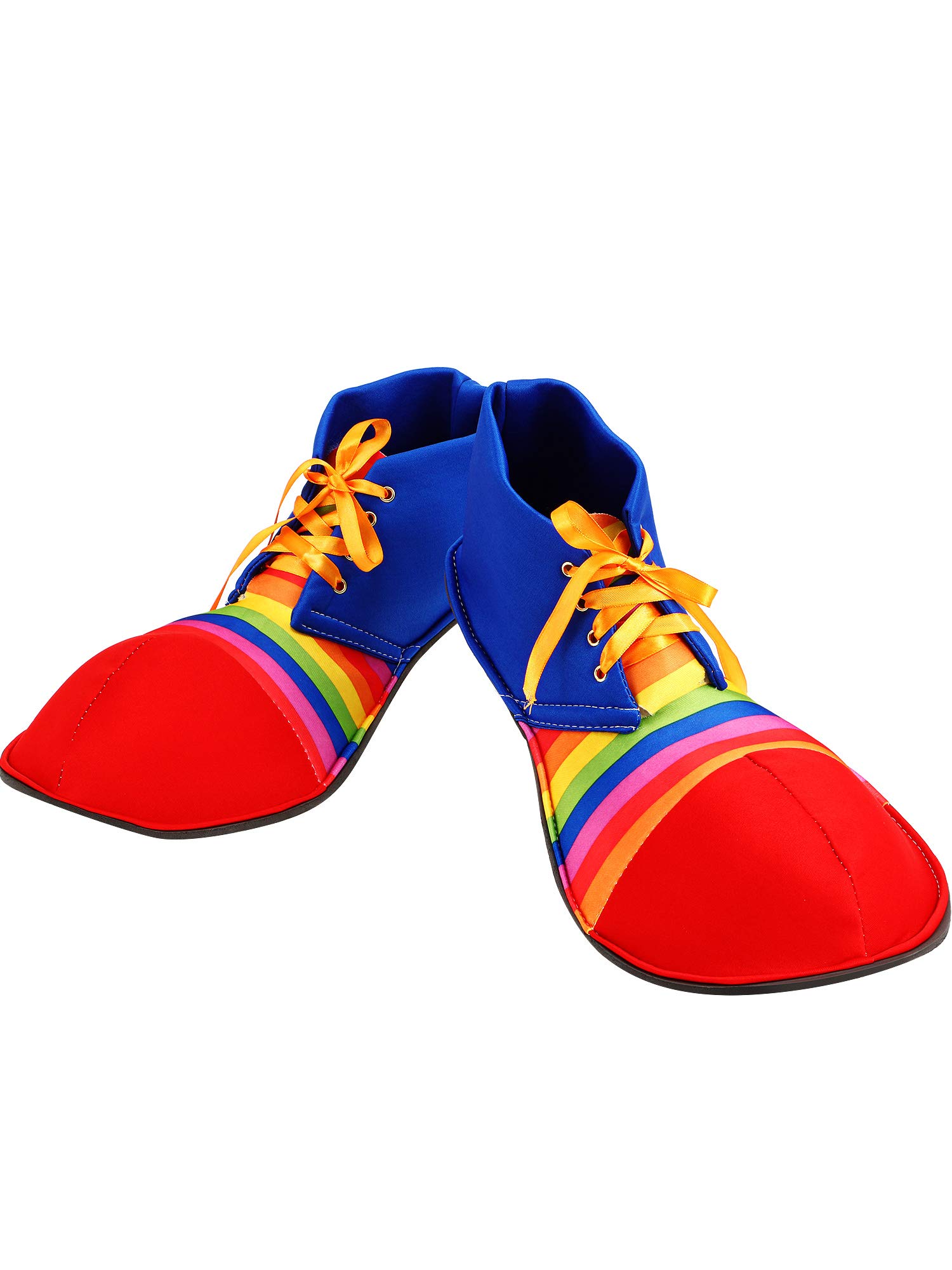 Unisex Clown Shoes Rainbow Dots Halloween Costumes, Accessories, Props and Kits