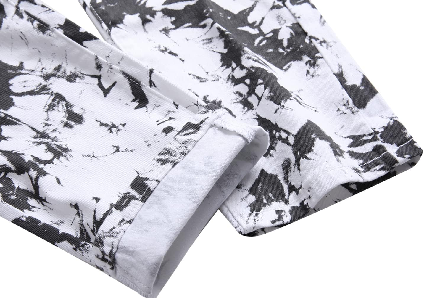 RANMCC Men's Printed Stretch Skinny Jeans Premium Slim Fit Fashionable Designs Denim Pants Jeans - Image 6