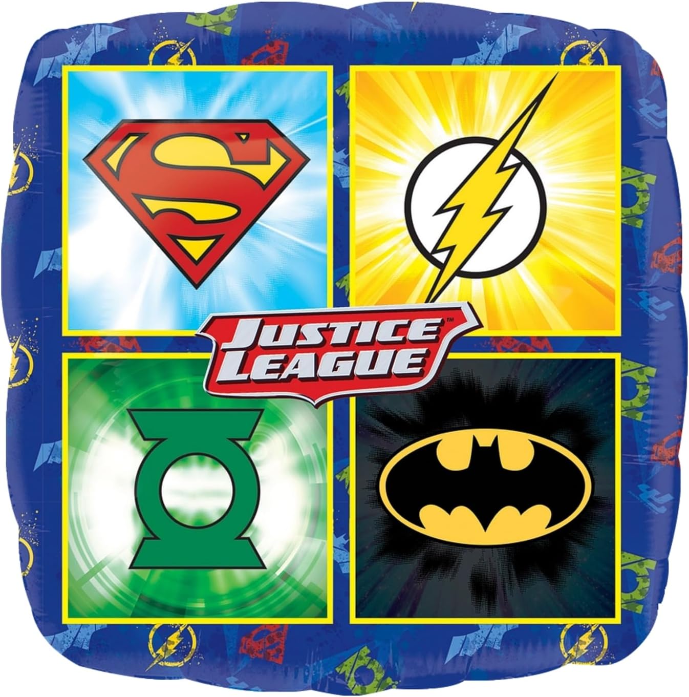 Justice League Birthday Party Supplies 9pc Balloon Bouquet Decorations