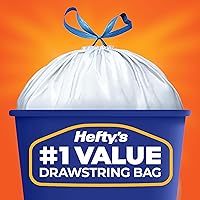 Vista 6 de Bolsas de basura Hefty fuertes y altas para cocina, sin perfume, de 13 galones, 45