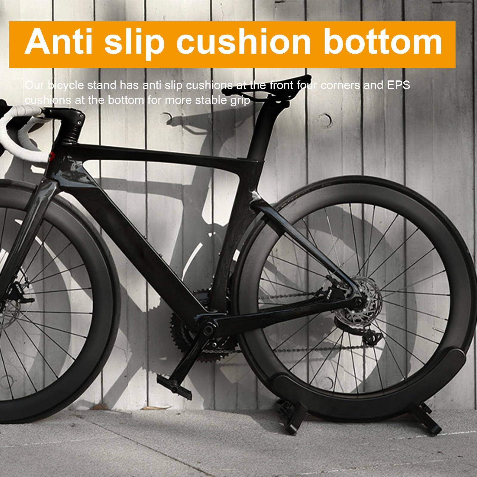 Caballete para bicicleta, portabicicletas, portabicicletas ajustable y resistente, bicicletas, caballete de suelo para garaje o casa, para bicicleta de montaña y bicicletas de carretera de 1-3,1 polos