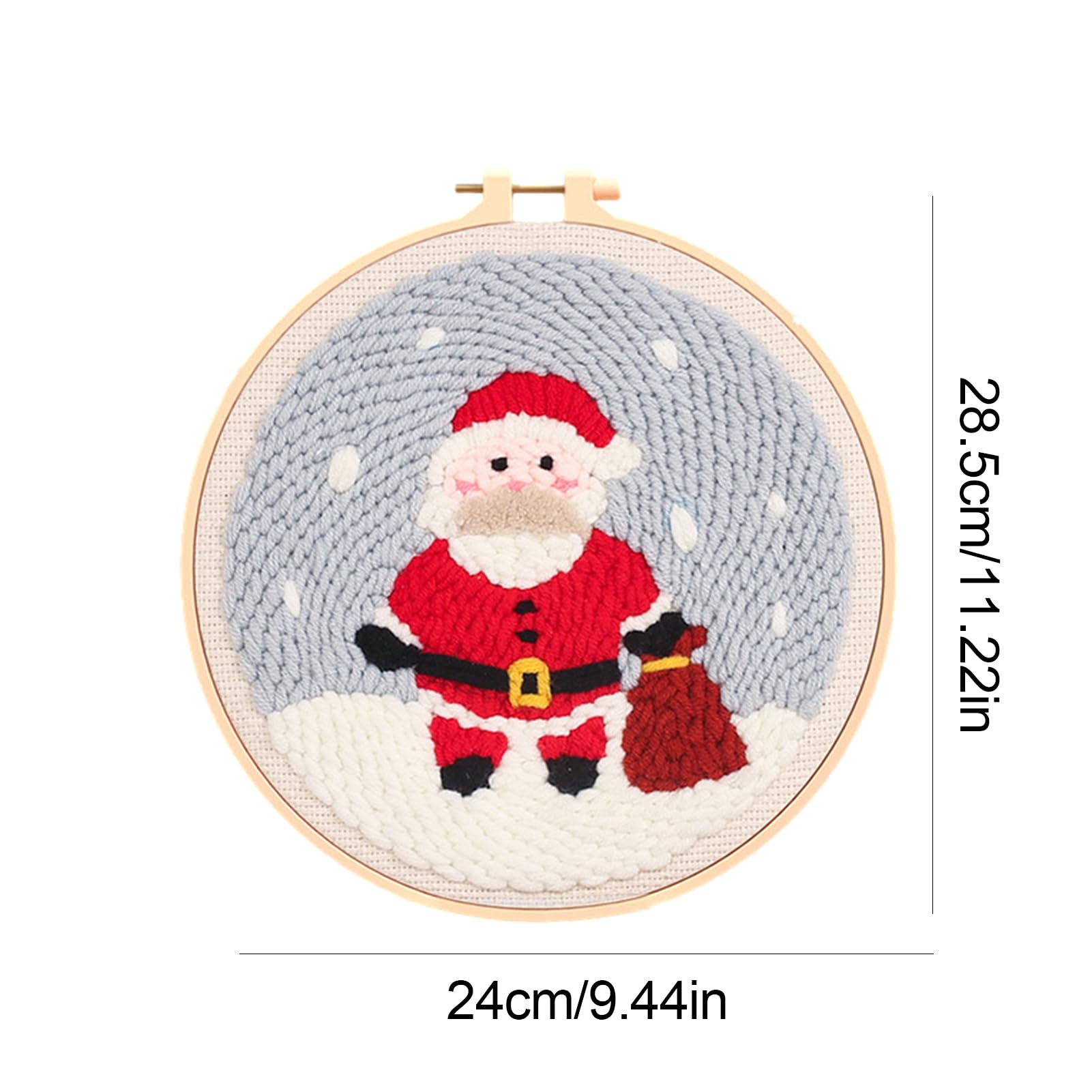 プチポアン刺繍　クリスマス ストッキング プチポアン刺繍 クリスマスストッキング