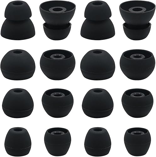 ALXCD Eartips - Auriculares intraurales BeatsX, 8 pares S/M/L y doble brida, puntas de repuesto de silicona suave duradera, apto para Beats by Dr.