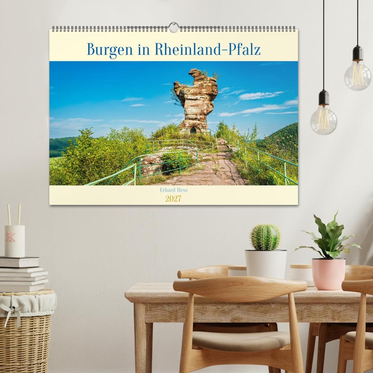 CALVENDO - Burgen in Rheinland-Pfalz (Wandkalender 2027 DIN A2 quer), Monatskalender: Eine Auswahl der schönsten Burgen und Festungen in Rheinland-Pfalz. (Querformat)