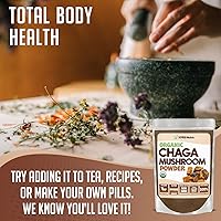 Vista 4 de XPRS Nutra Tamaño separado 00 cápsulas (1000 unidades) con paquete de polvo de Chaga (8 onzas)