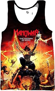 夏のベスト新しい マノウォーファイナルバトルワールドツアーベストメンズ/レディース3 Dプリントベストユニセックス原宿スタイルボディービルストリートウェアトップス-14-L