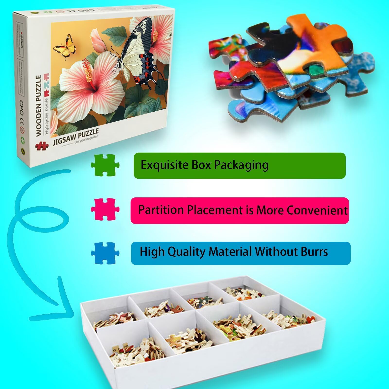 4000 puzzli dla dorosłych, pomarańczowe, drewniane puzzle dla dorosłych, puzzle z kwiatami, 140 x 80 cm, gry dla dorosłych, dodatkowe zabawne wyzwania, kreatywne prezenty dla mężczyzn i kobiet, 8p-36
