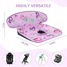 INFANZIA Dry Seat,Car Seat Protector Waterproof Carseat Liner Potty Training Toddlers, Baby and Infants, Piddle Pad for Carseats Strollers (Purple, 1 Pack)