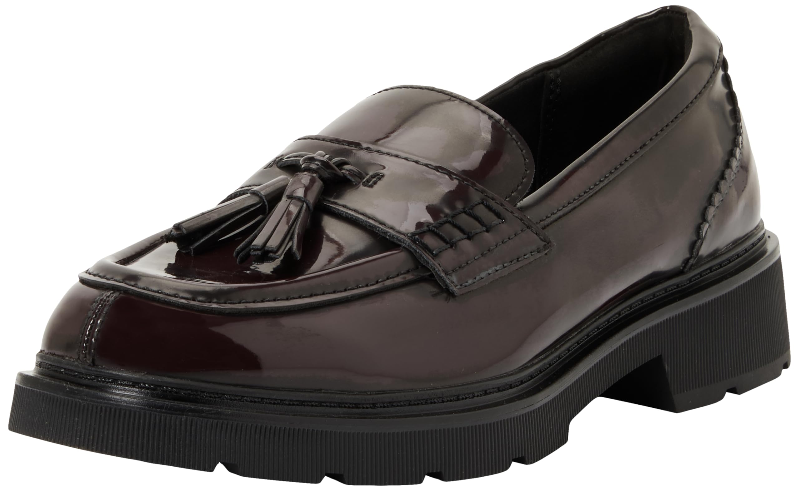 Clarks Lauryl Tassel Womens Wine, 3.5