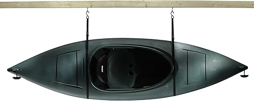 Miniatura 3 de attwood 11953-4 Sistema de elevación todo en uno para kayaks, canoas y bicicletas, acabado negro