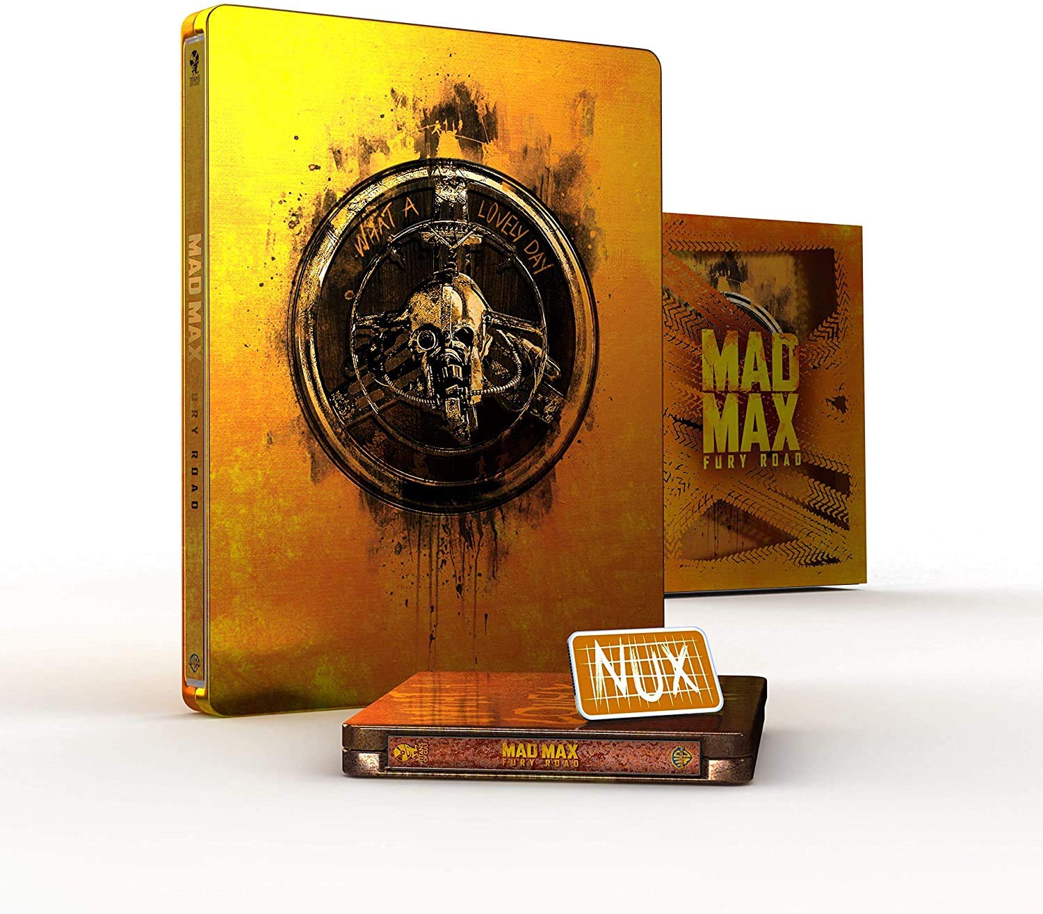 MAD MAX FURY ROAD Premium Steelbook Titans Of Cult 4K UHD Blu-ray (BLACK AND CHROME EDITION included; Region-Free European Import)