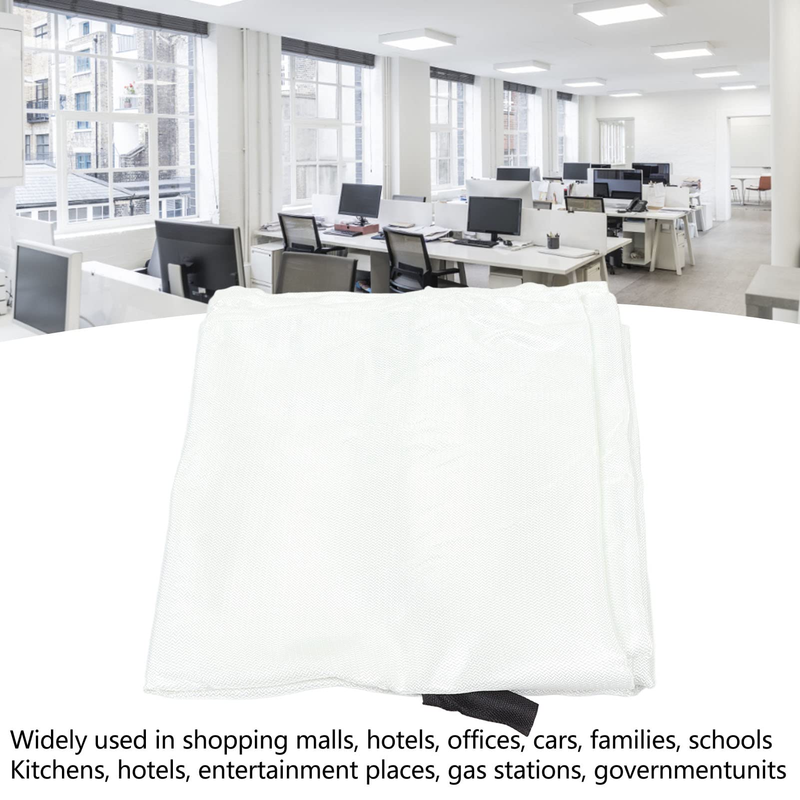 Fire Blanket, Emergency Fire Blankets for Home Glass Fiber Flame Retardant Emergency Blanket for Shopping Malls, Hotels, Offices, Cars, Families