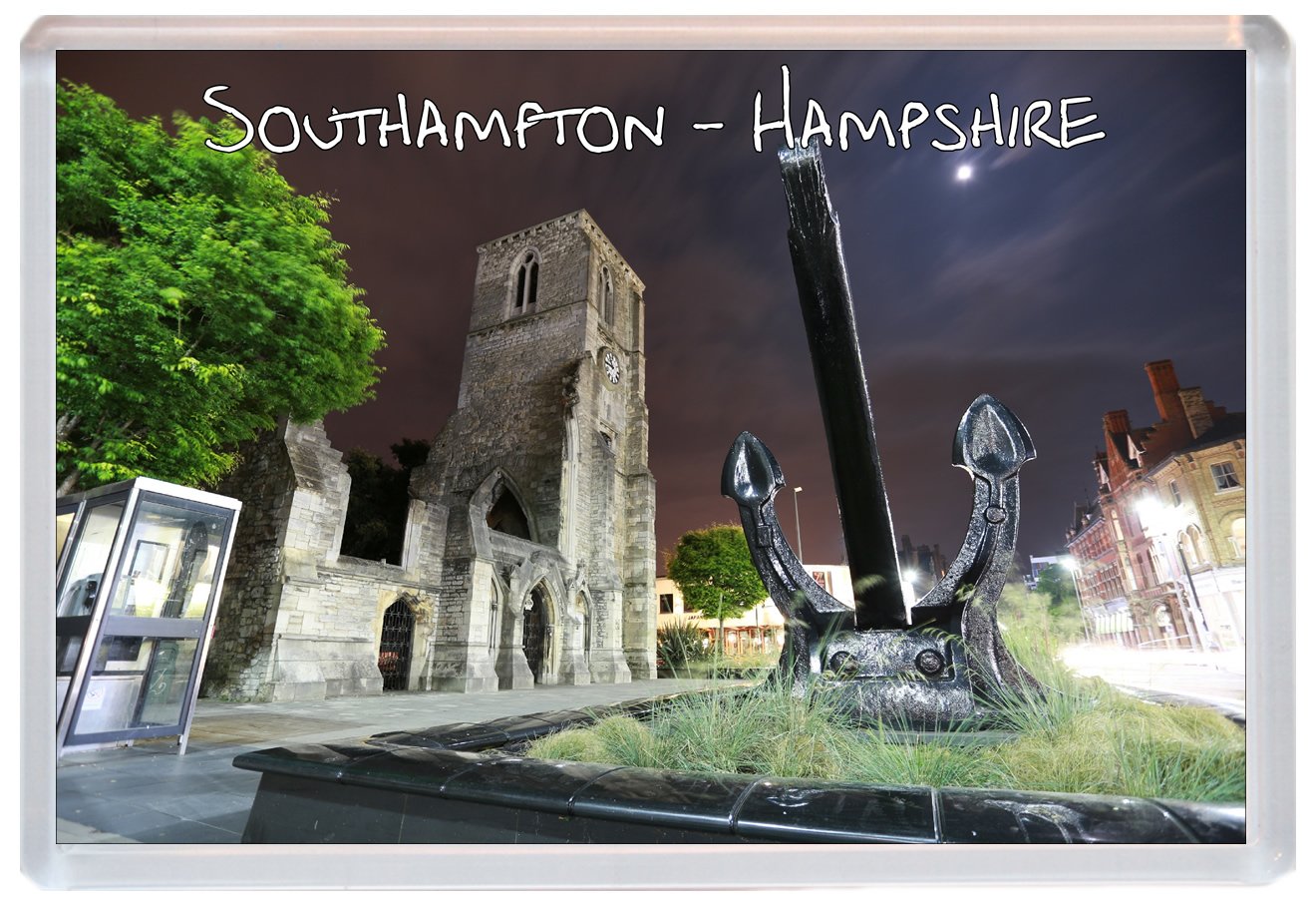 Baked Bean Store Multicolor Southampton - Hampshire - Jumbo Fridge Magnet