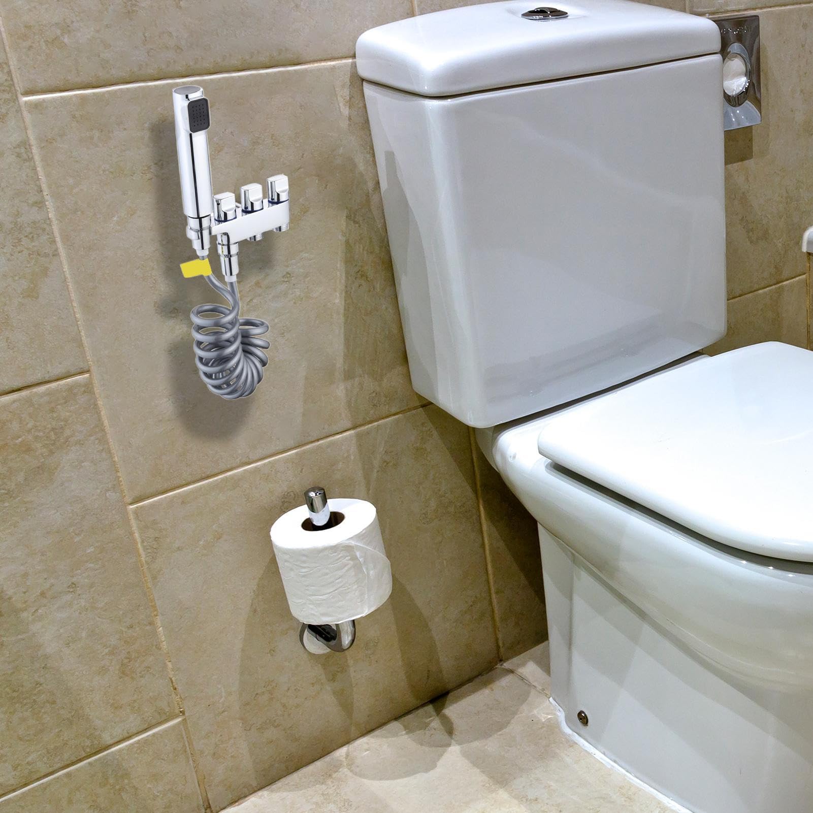 Doccia igienica portatile bidet Doccia igienica portatile per pannolini con | Doccetta Bidet Portatile WC Igiene Personale Strumenti Pulizia Attacco Bidet WC