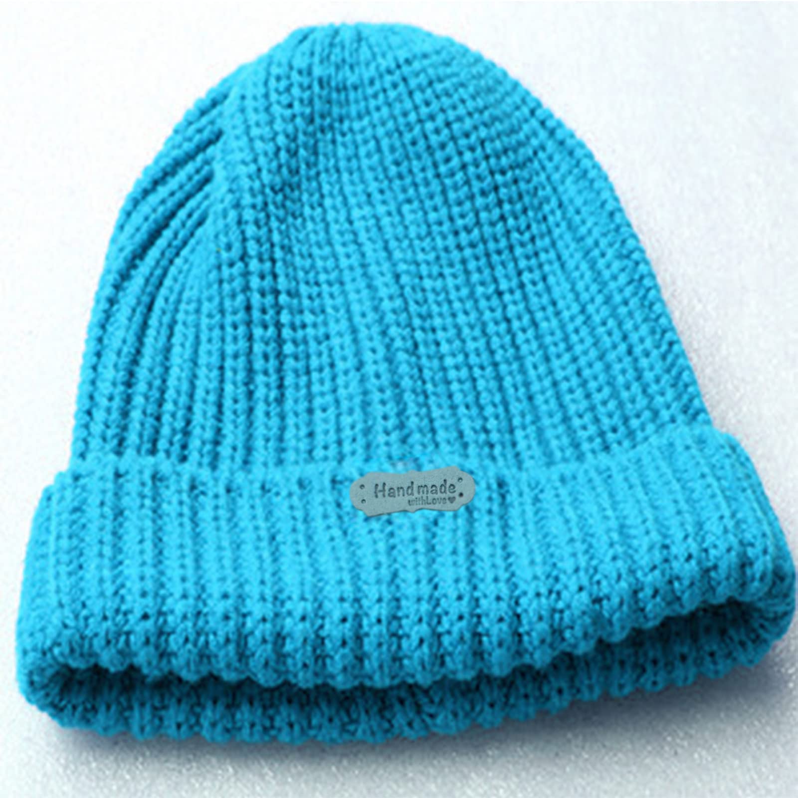 40 Etichette In Pelle PU Fatte A Mano - 10 Colori Con Scritta 'Handmade With Love', 4x1,5 Cm, Per Cucito E Fai Da Te