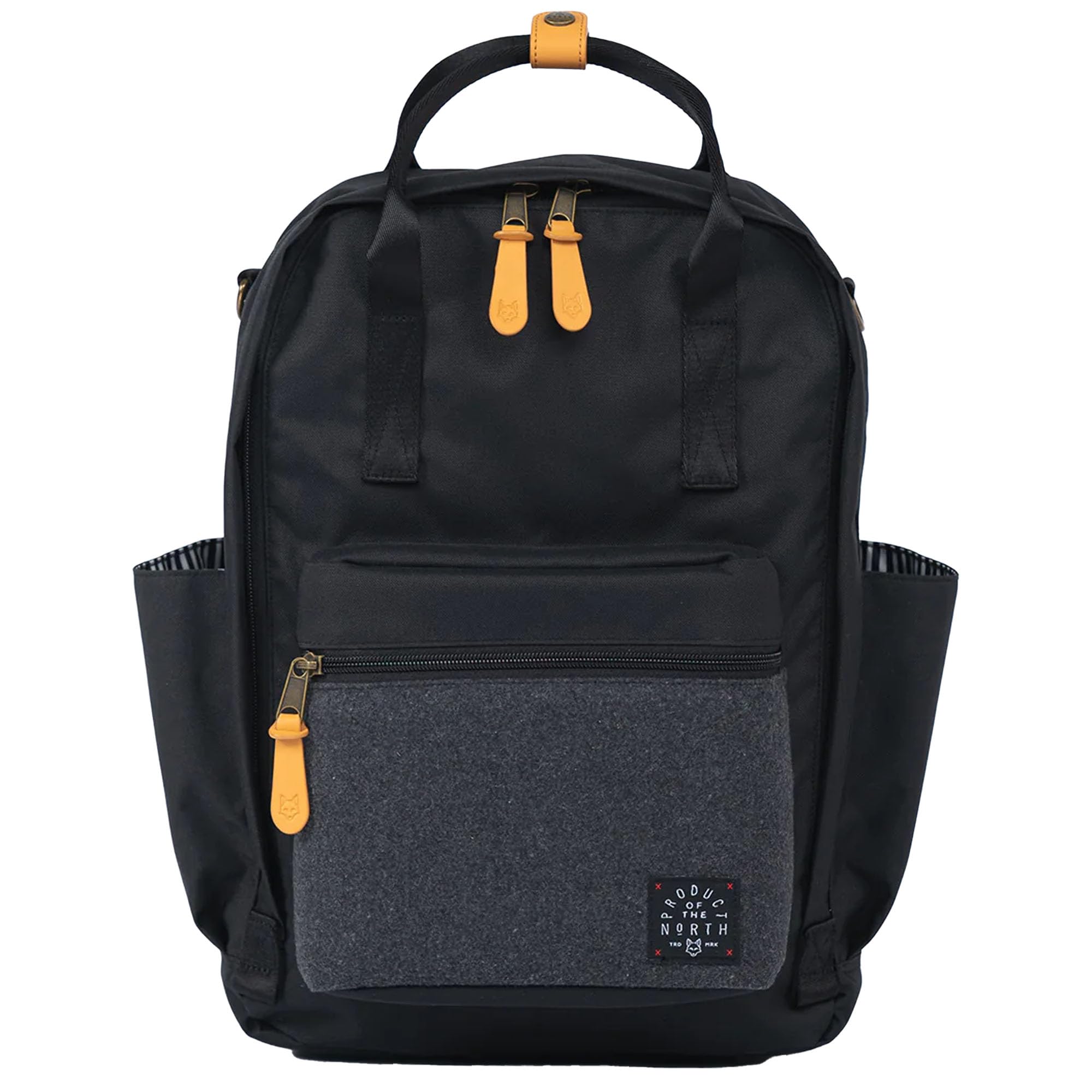 Product of the North Elkin Sustainable Diaper Bag Backpack - Black