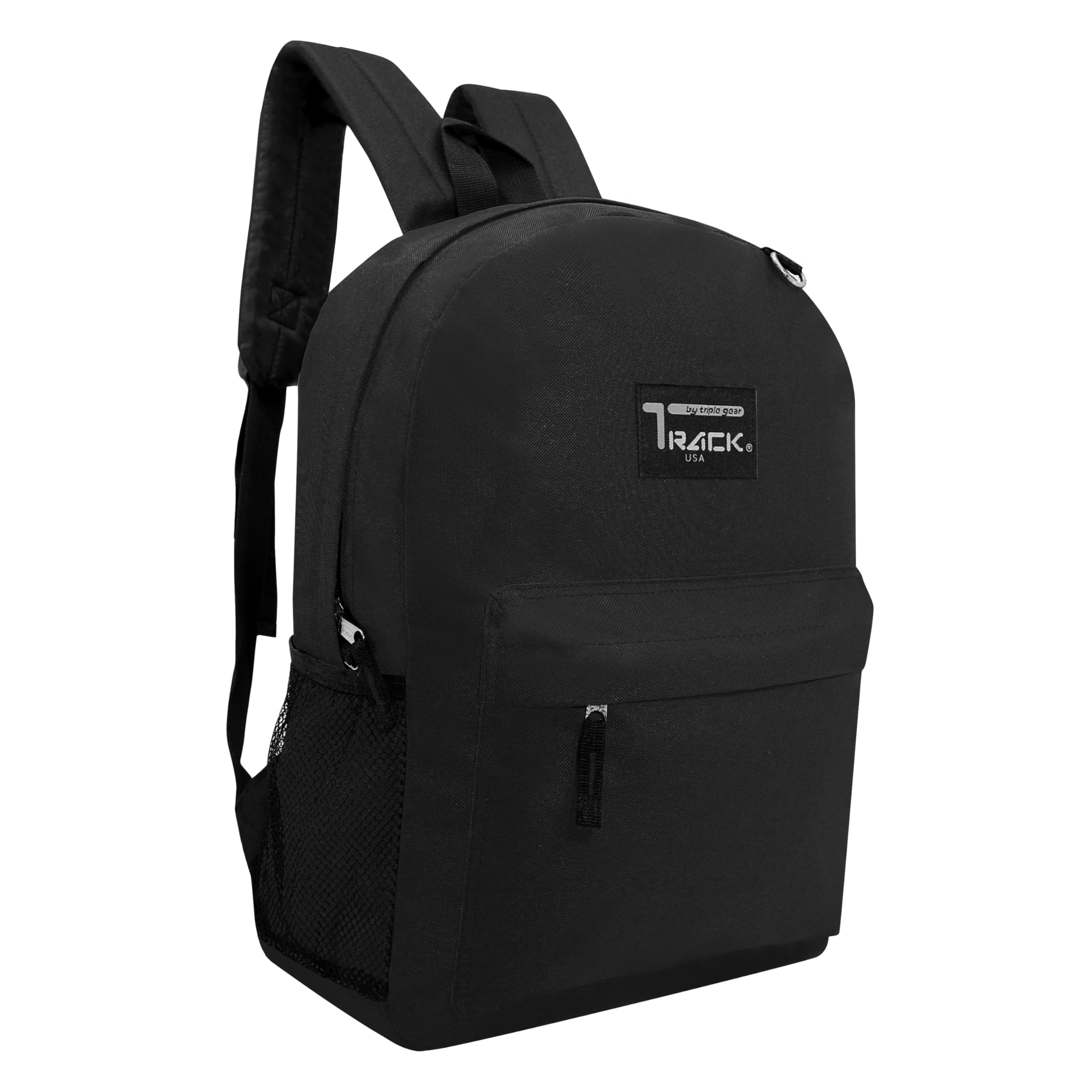 24-Pack 17 Classic Backpacks for Kids - Bookbags in Bulk for Elementary Middle and High School Students Black
