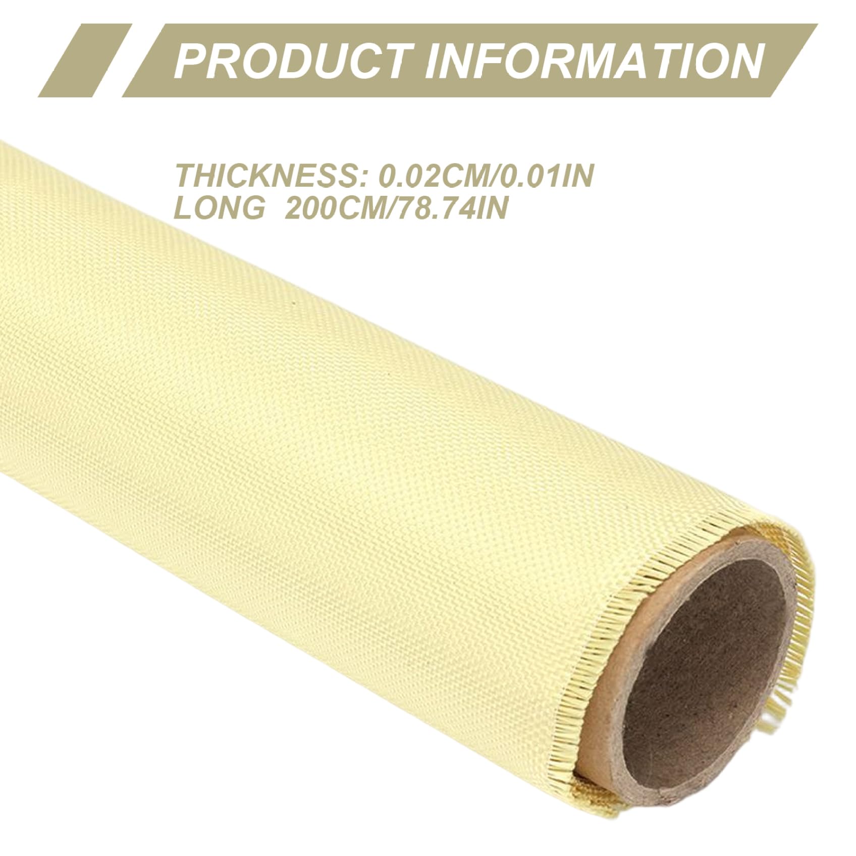Fibra di carbonio, tessuto di kevlar, 1x2m foglio kevlar 1500d piegato 220 g di aramide con taglio a trama logo