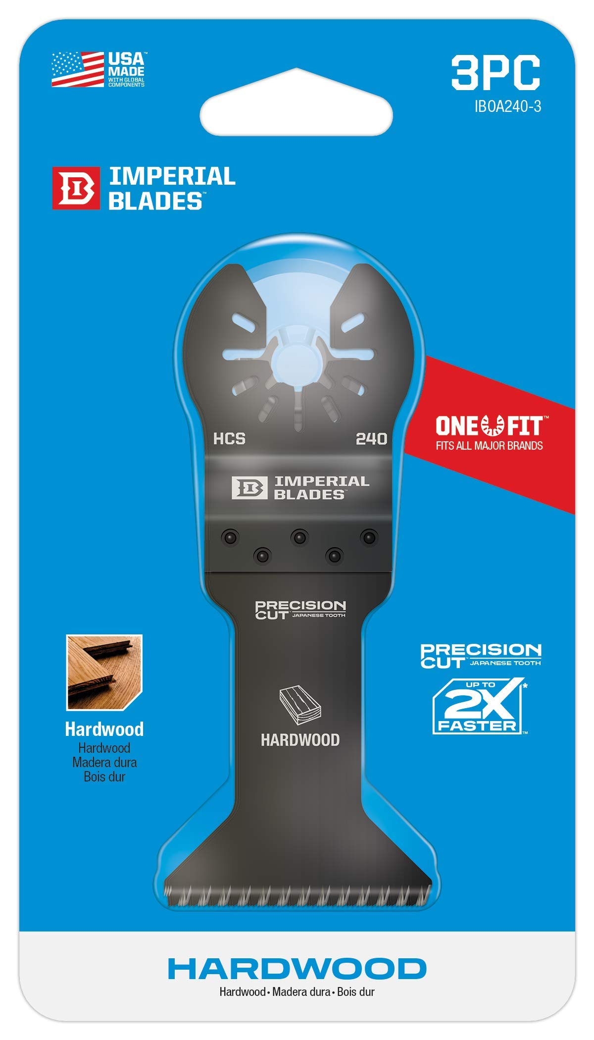 Amazon.co.jp: インペリアルブレード - 1-3/4インチ日本歯パワーカーブハードウッドブレード、3個 IBOA240-3 : DIY,  Tools & Garden