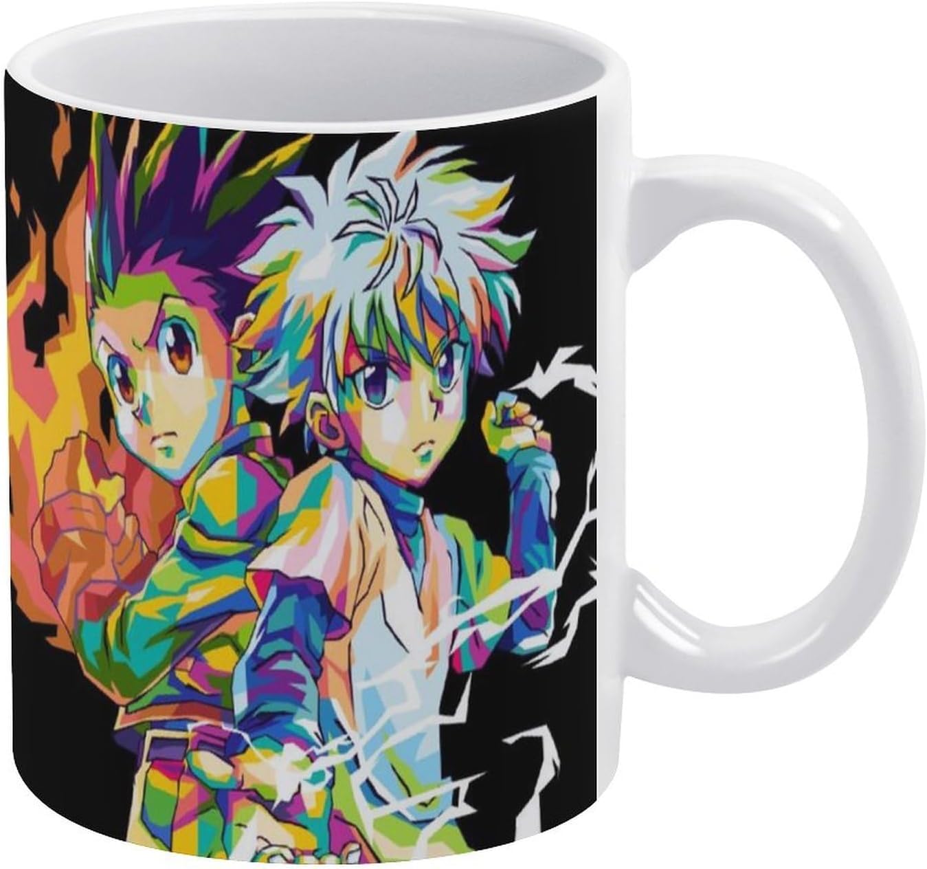 ハンター×ハンター マグカップ コップ 瀬戸物 セラミック 飲み物用 アニメ ゲーム 推し キャラ 誕生日 クリスマス プレゼント 記念品 ゲーム カフェ・オフィス・家用