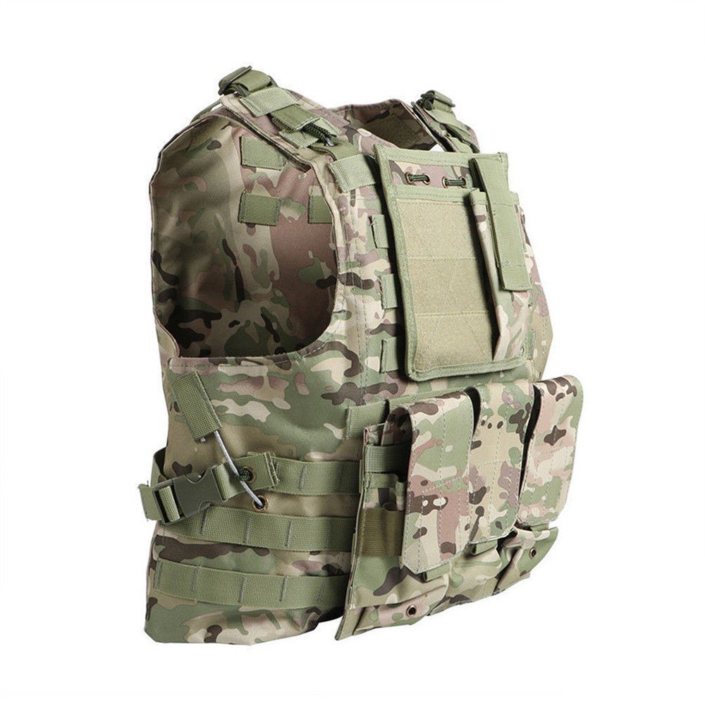 Chaleco Táctico Multifuncional de Caza y Combate Camuflaje