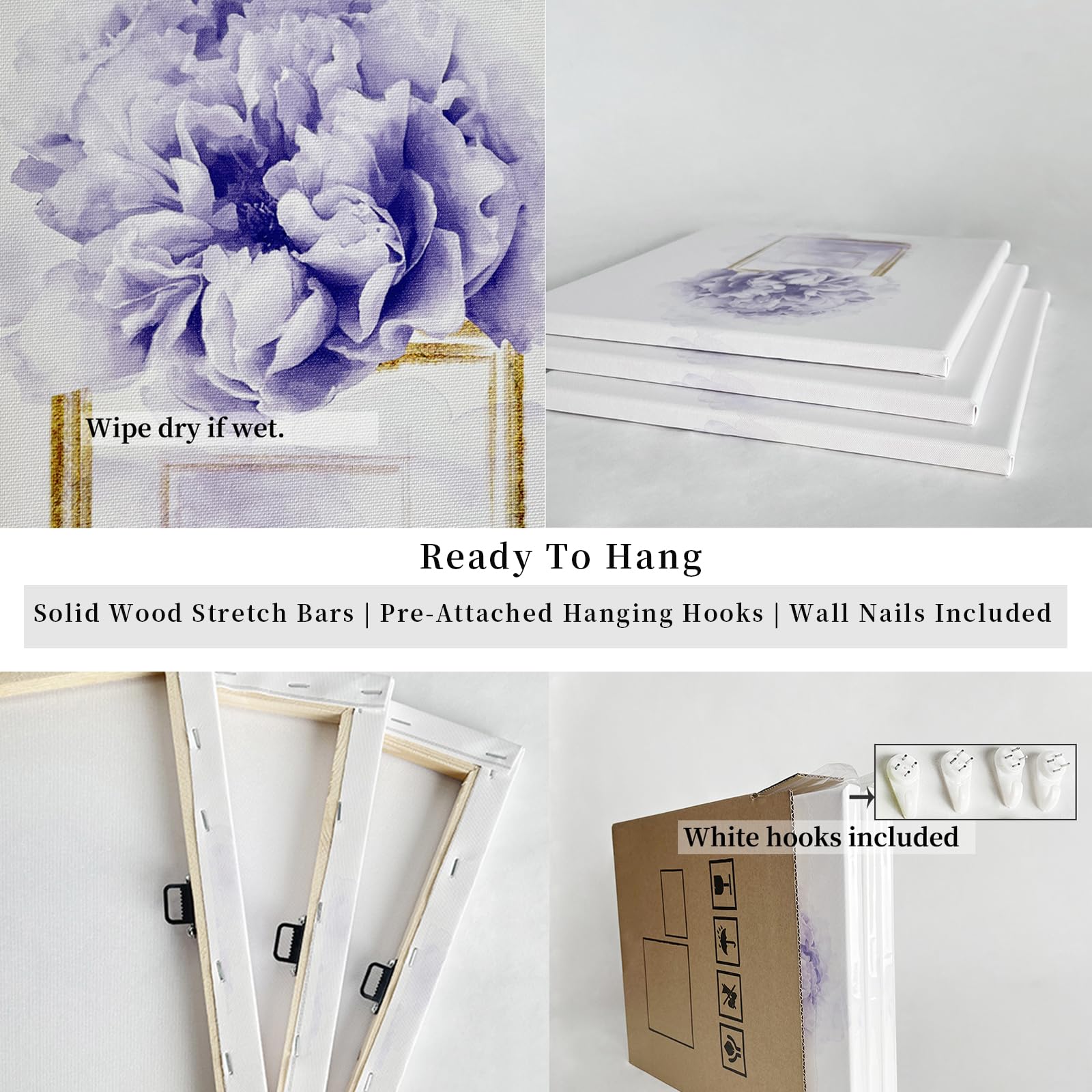Amazon.com: VVOVV Wall Decor - 4 Panel Music Canvas Painting