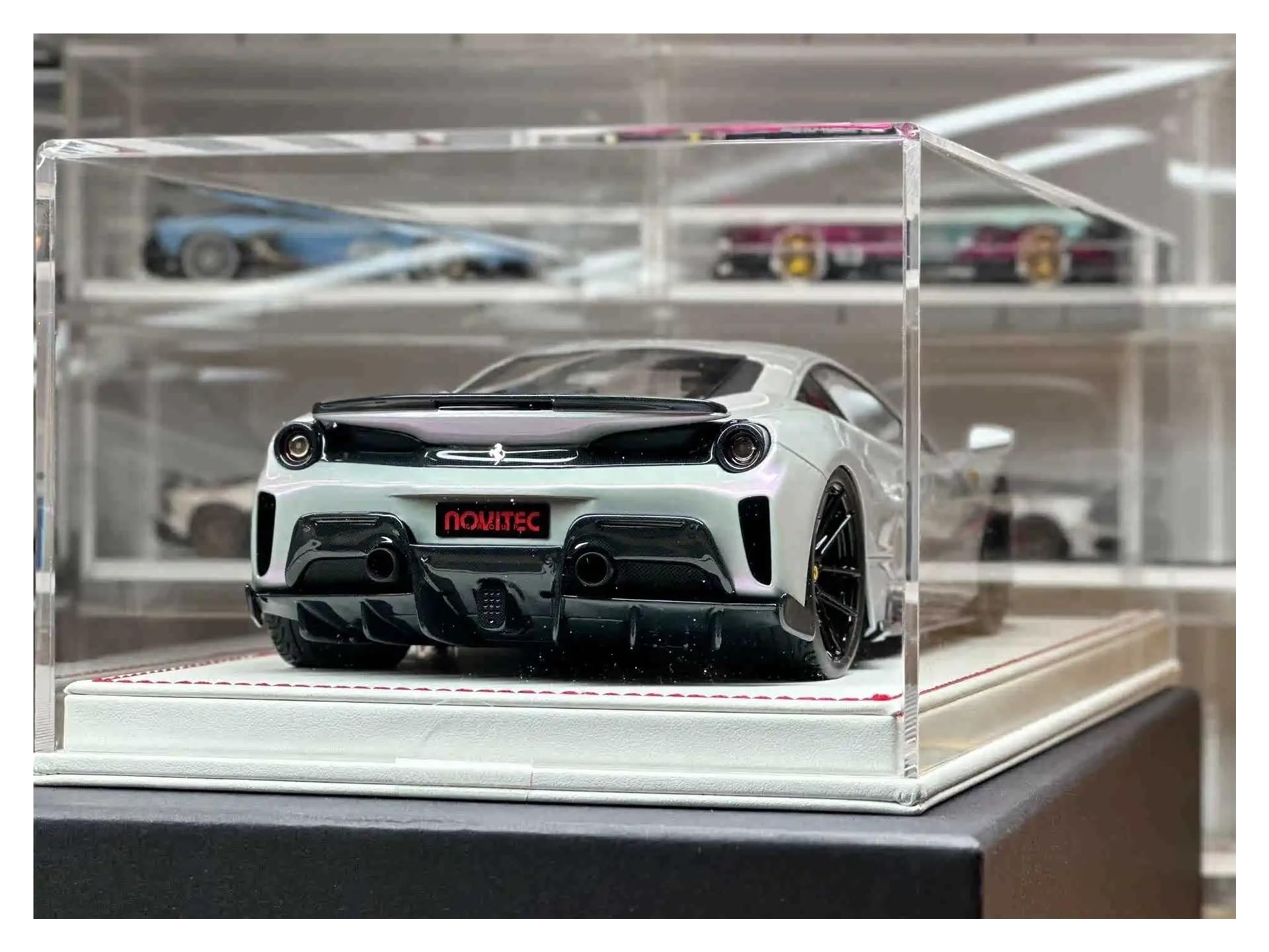 Replica Treno Per Ferrari 488 Pista 1 18 Simulazione Resina Statica Modello Di Auto Collector Edition Souvenir Giocattolo Per Adulti