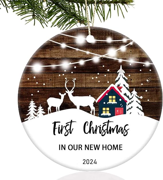 Hiagkmet New Home Ornament 2024 House Warming Gifts New Home, Perfect